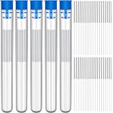 Leifide 100 Pcs 3D Printer Nozzle Cleaning Kit 0.4mm for 3D Printer WDT | Stainless Steel Cleaner for 3D Printer Nozzle, Espresso WDT Distribution Tool, Unclog Blocked Extruder, Portable Kit
