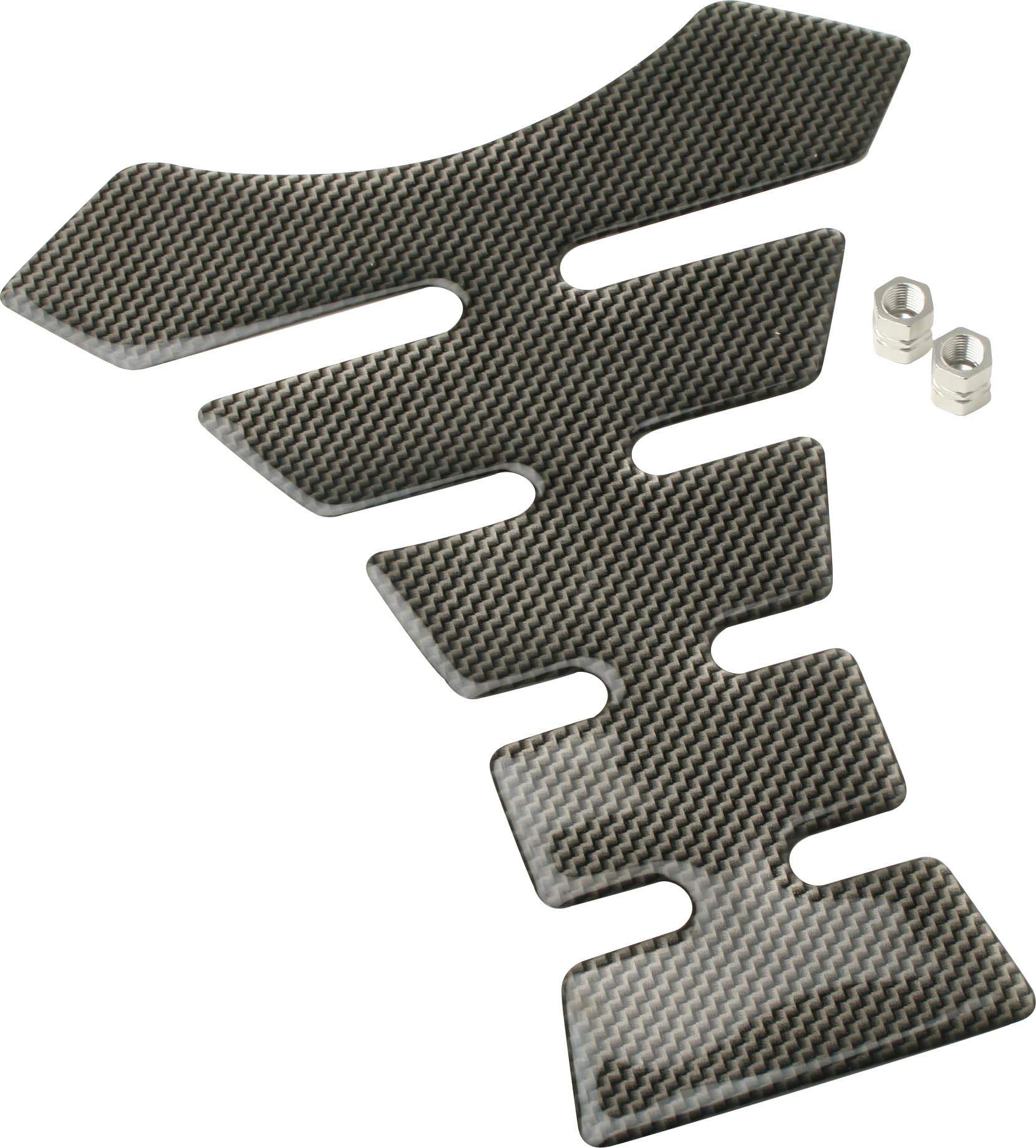 Gear Gremlin GG260 Carbon Look and Valve Caps Tank Pad
