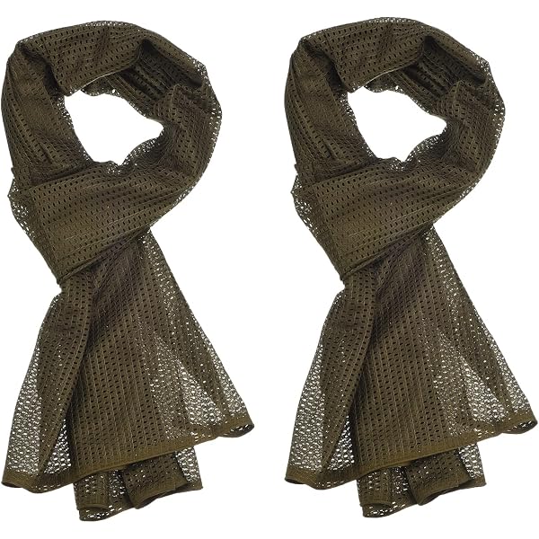 SASKATE Foulard Tactique Militaire En Maille Filet Pour La Chasse, Le Tir, La Photographie Sauvage, Les Sports De Plein Air