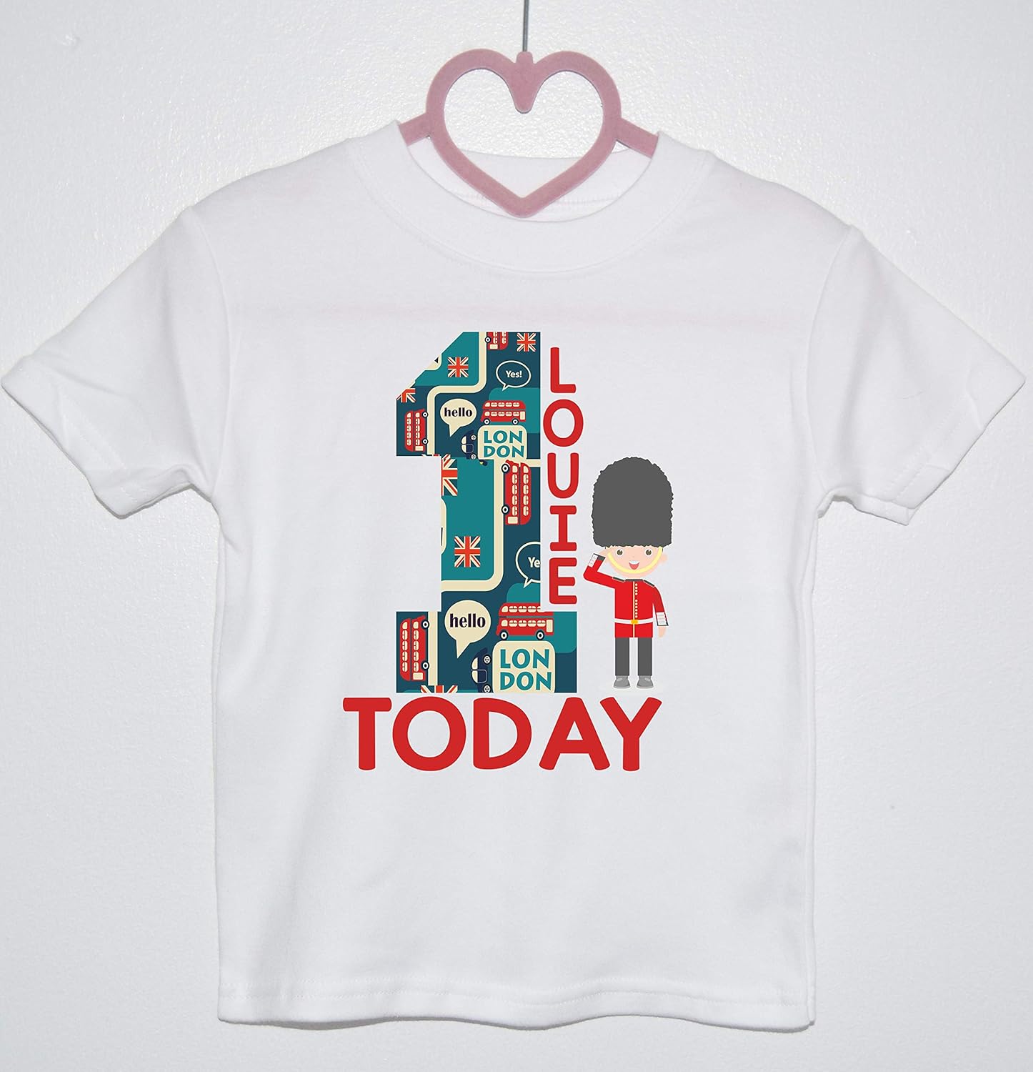 personalised first birthday t shirt