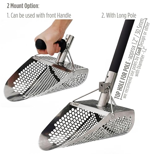 Beach SAND SCOOP metal detector stainless steel 1,5mm