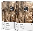 IGK Permanent Hair Color Kit | 8N Out in Malibu - Natural Blonde | 100% Gray Color Coverage + Strengthen + Shine | Ammonia Free