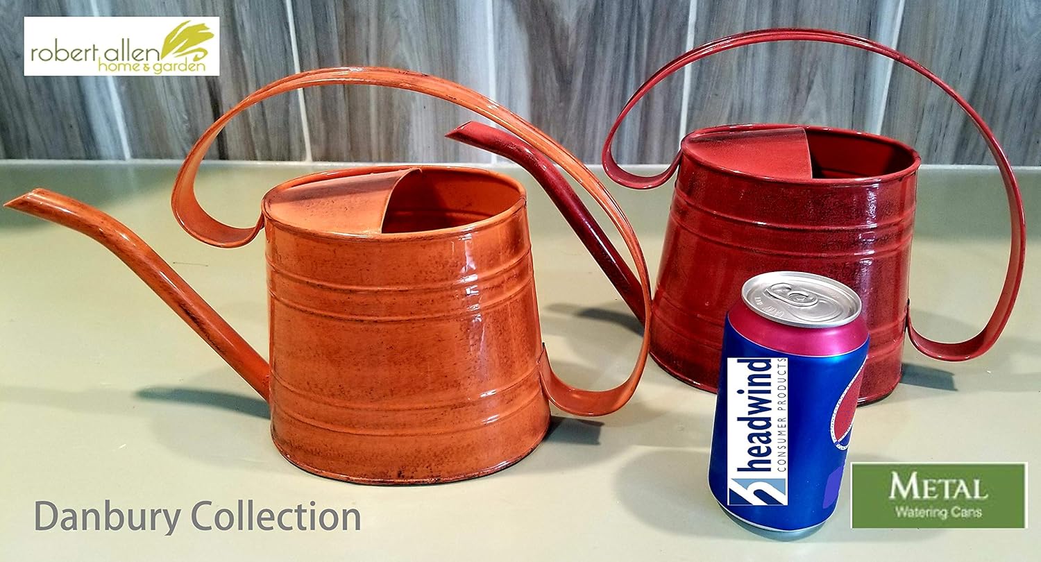 Robert Allen MPT01508 Danbury Watering Can.5 Gallon, Teal/Copper : Garden & Outdoor