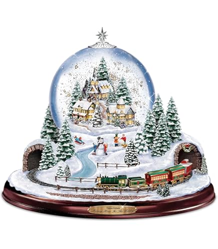 Amazon.com: Thomas Kinkade Animated Tabletop Christmas Tree