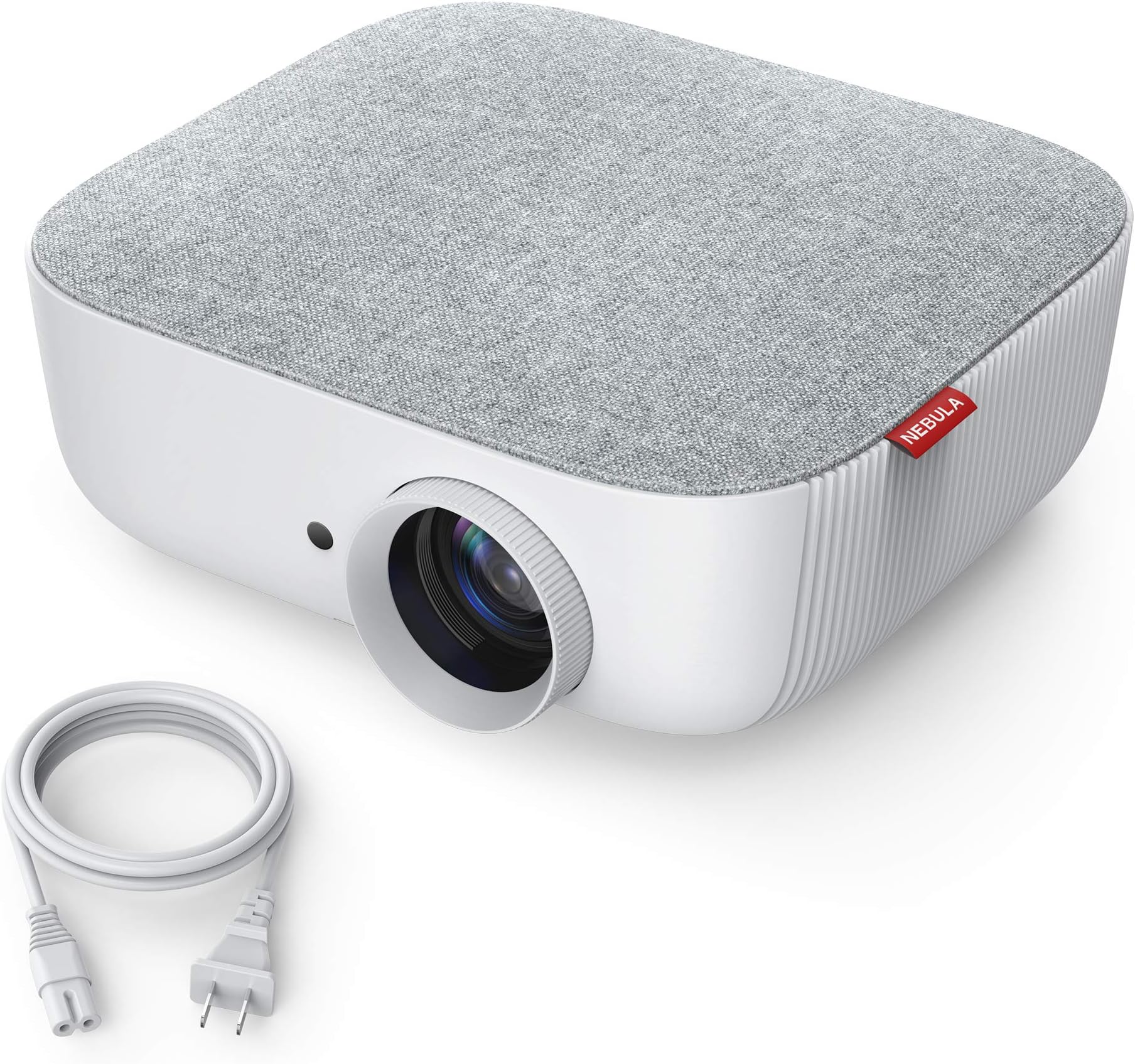 Anker Nebula Prizm 2500 Lux LED Home Projector, 5W Speaker, 1080p Support, Compatible with Fire TV, Tablets, TV, Laptops, PC, iPhone, PS4, HDMI, VGA, AV, and USB for Movies, Music, Games, and More