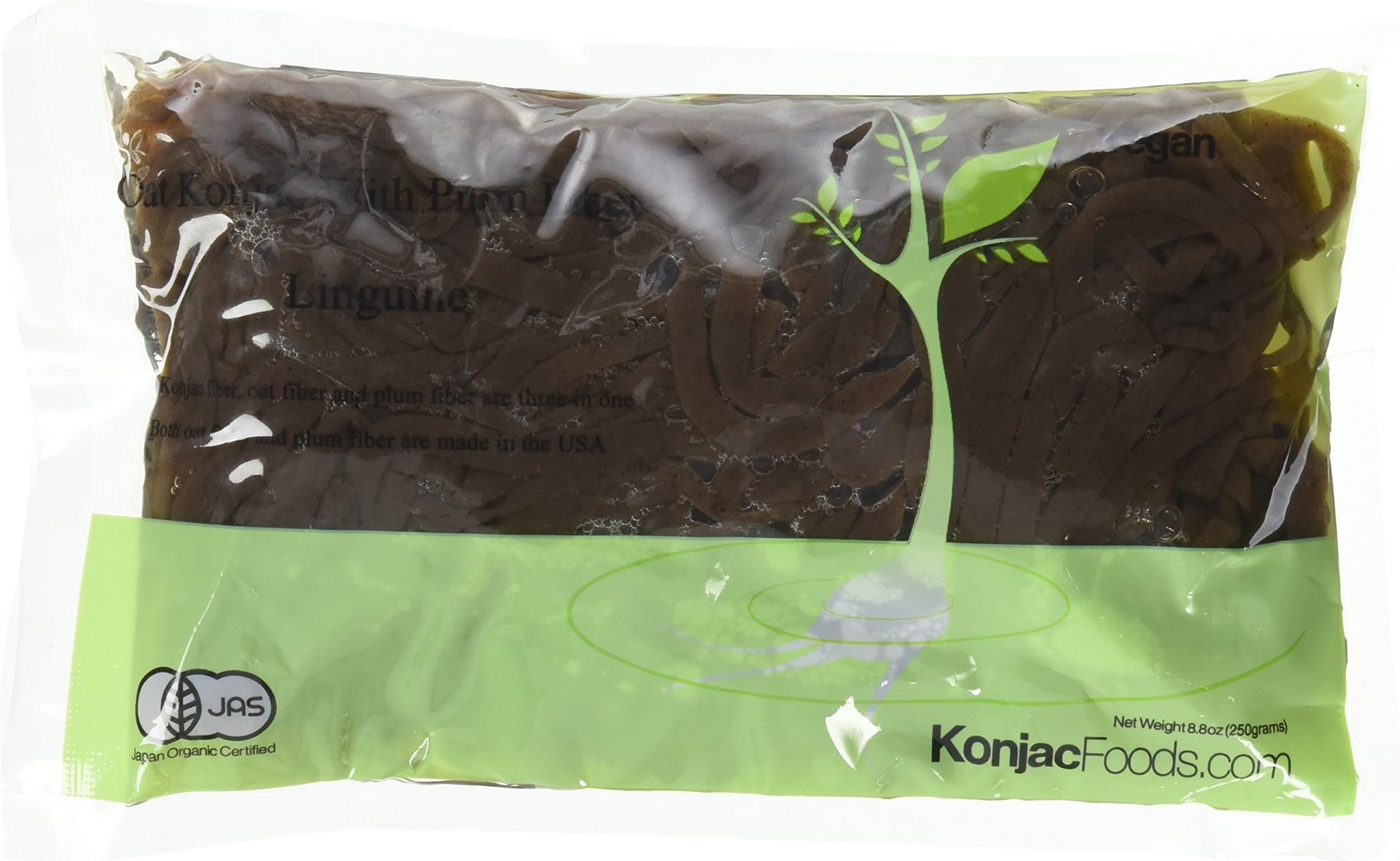 Konjac Shirataki Oat Plum Fiber Pasta - Linguine 8.8 oz (Pack of 24)