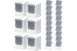 YCWARMXX 24 Pack Upgraded ‌Vacuum Bags Replacement Compatible with iRobot Roomba i7, i7+, i3, i3+, i1+, i4, i4+, i6, i6+,j6,j7,j7+, i8, i8+,s9, s9+, i & s & j Series Clean Base Automatic Dirt Disposal Bags