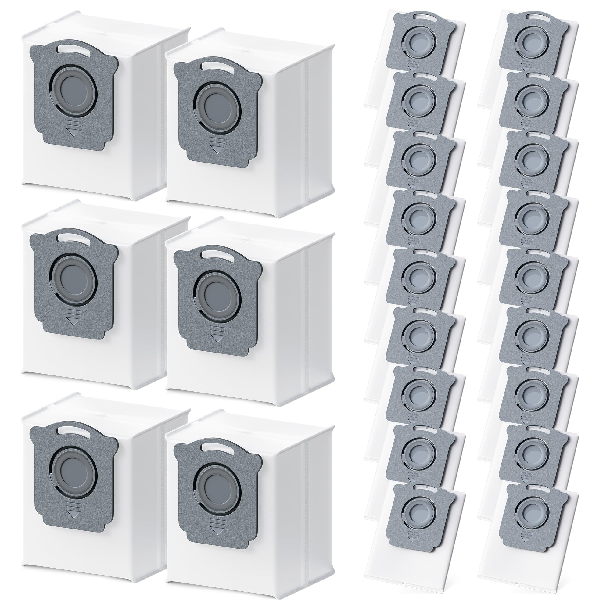 Photo 1 of 24 Pack Vacuum Bags Replacement for iRobot Roomba Vacuum Bags i7, i7+, i3, i3+, i1+, i4, i4+, i6, i6+,j6,j7,j7+,i8,i8+,s9,s9+,104 105 405 504 505 507 Clean Base Automatic Dirt Disposal Bags