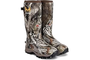 Hunthor Hunting Boots for Men 0°F-20°F with Xerogel Thermal Lining, Waterproof Warm Lightweight Rubber Boots for Cold Weather Outdoor Hunting
