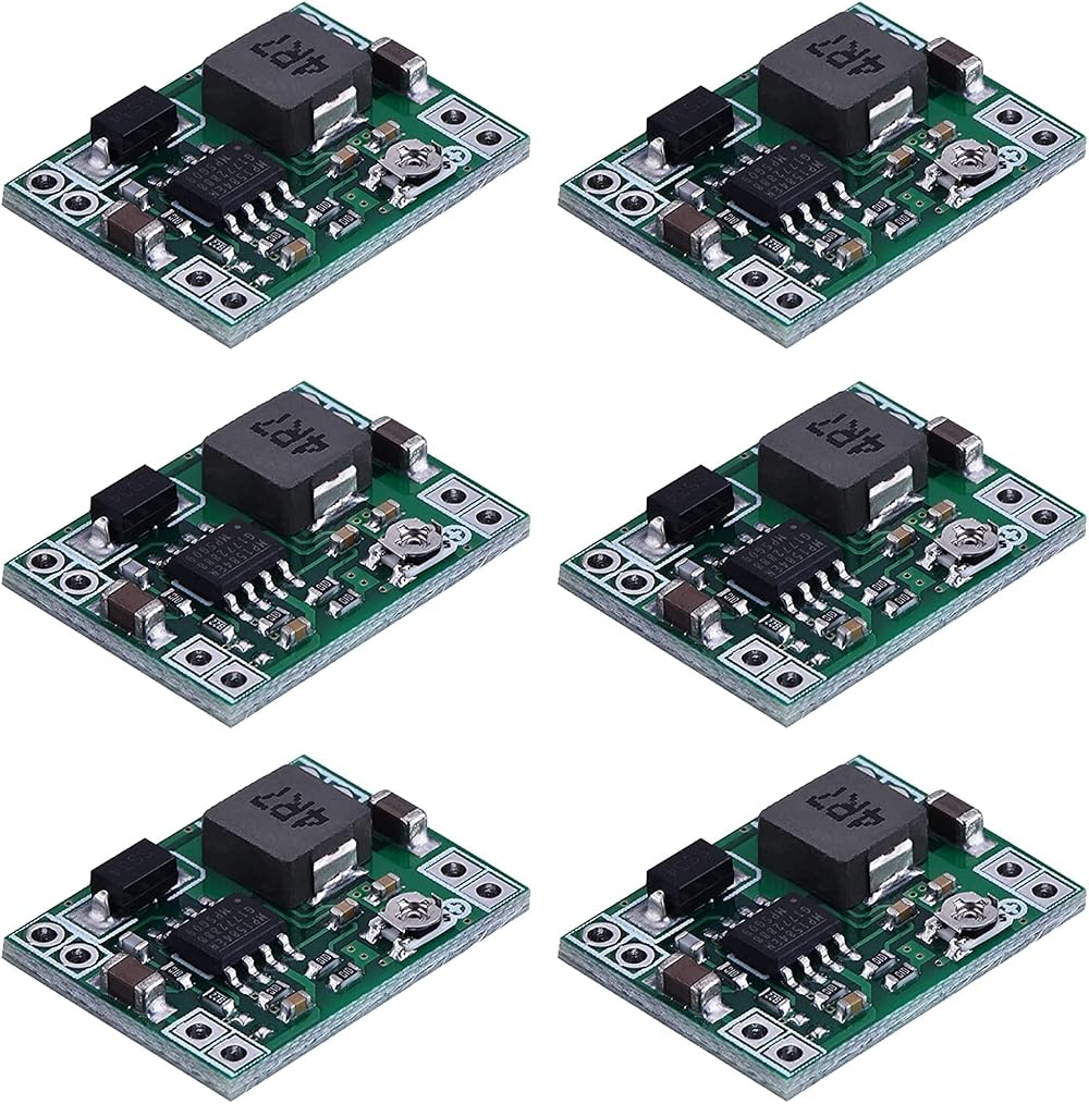 DUBEUYEW Mini DC-DC Buck Converter 24V to 12V 5V 3V Adjustable Power Supply 6