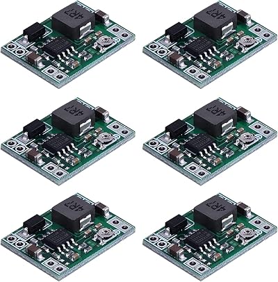 DUBEUYEW Mini DC-DC Buck Converter 24V to 12V 5V 3V Adjustable Power Supply 6