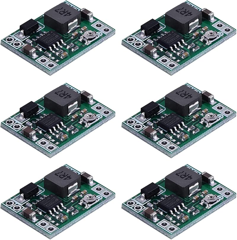 DUBEUYEW Mini DC-DC Buck Converter 24V to 12V 5V 3V Adjustable Power Supply 6