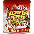 ASS KICKIN' Roasted Spicy Hot Peanuts – 4.25 oz - Ultimate Spicy Gourmet Gift Peanuts - Try if you dare! (Carolina Reaper)