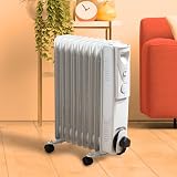 Daewoo 2000W Oil Filled Radiator with Thermostat White view 5
