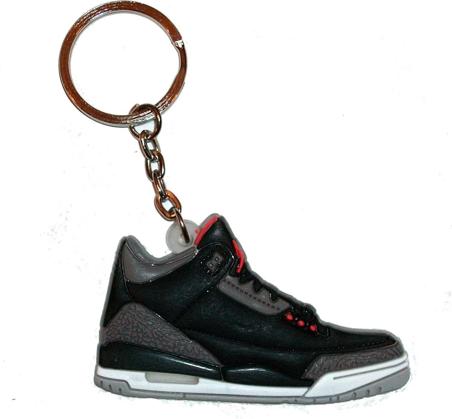Air Jordan 3 Keyring / Keychain Black / Cement Amazon.co.uk Clothing