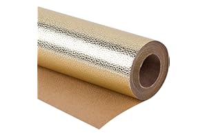 WRAPAHOLIC Wrapping Paper Roll - Sparkle Gold for Birthday, Holiday, Wedding, Baby Shower Wrap - 30 inch x 16.5 feet
