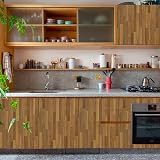 Abyssaly Wood Effect Vinyl Wrap 30x200cm Self Adhesive Brown Wood view 3