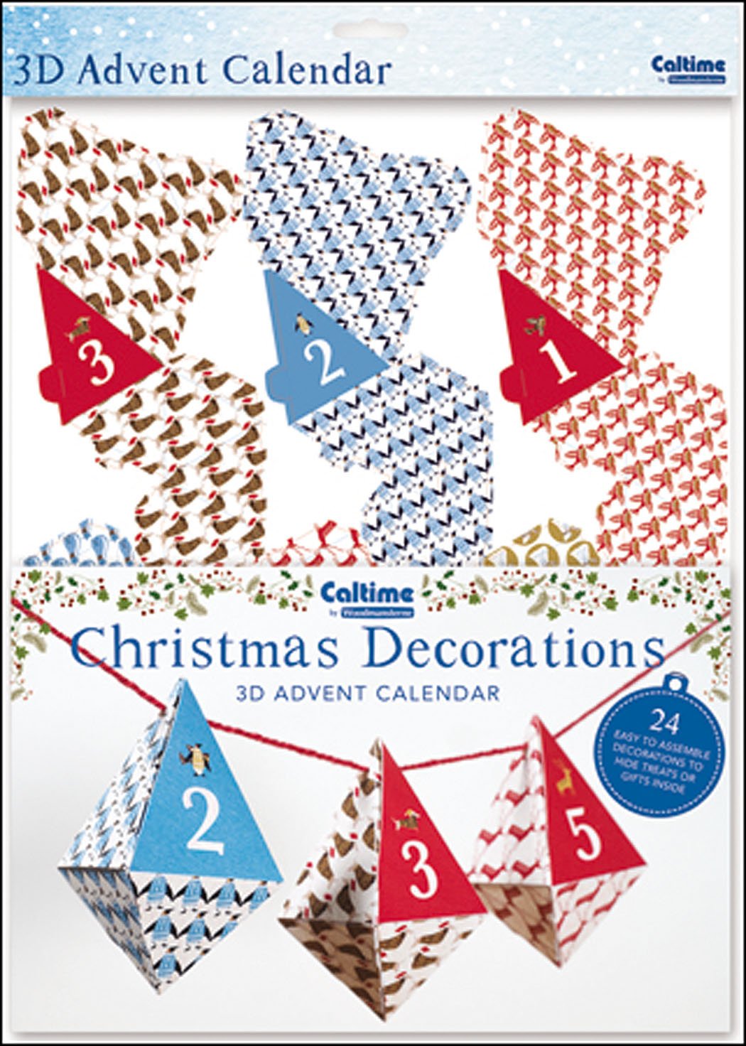 Christmas Tree Decorations 3D Advent Calendar …