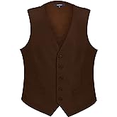 Gioberti Men's Formal Suit Vest Fit for Business or Casual Dress