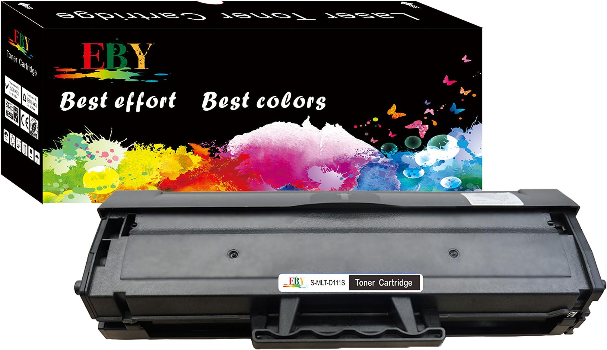 EBY Compatible Toner Cartridge Replacement for Samsung MLT-D111L ( Black , 1 pk )