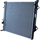 TRQ Radiator Aluminum Core 1 Row | For 2003-2009 Toyota 4Runner 4.0L V6 2007-2014 FJ Cruiser 4.0L V6