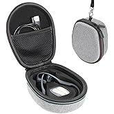 Joogee Hard Case Compatible with AfterShokz Trekz Air/Aeropex/Titanium Mini Open Ear Wireless Bone Conduction Headphones AS650 / AS800, Storage Pouch for HeadphonesGray(Case Only)