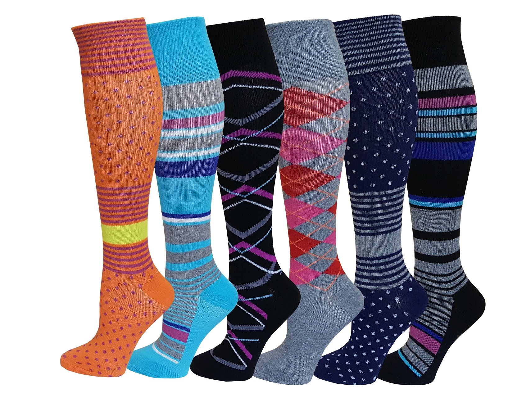 Compression socks for women 6 pk