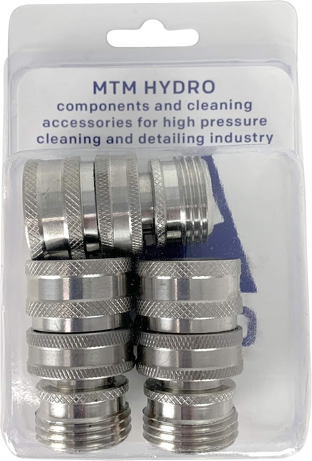 MTM Hydro Garden Hose Adapter 6 Piece 3/4” Quick Connect Fittings Kit - Image 3