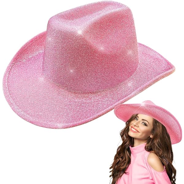 Amazon.com: C.C Sparkly Sequin Cowboy Hat with Suede String  display picture 3