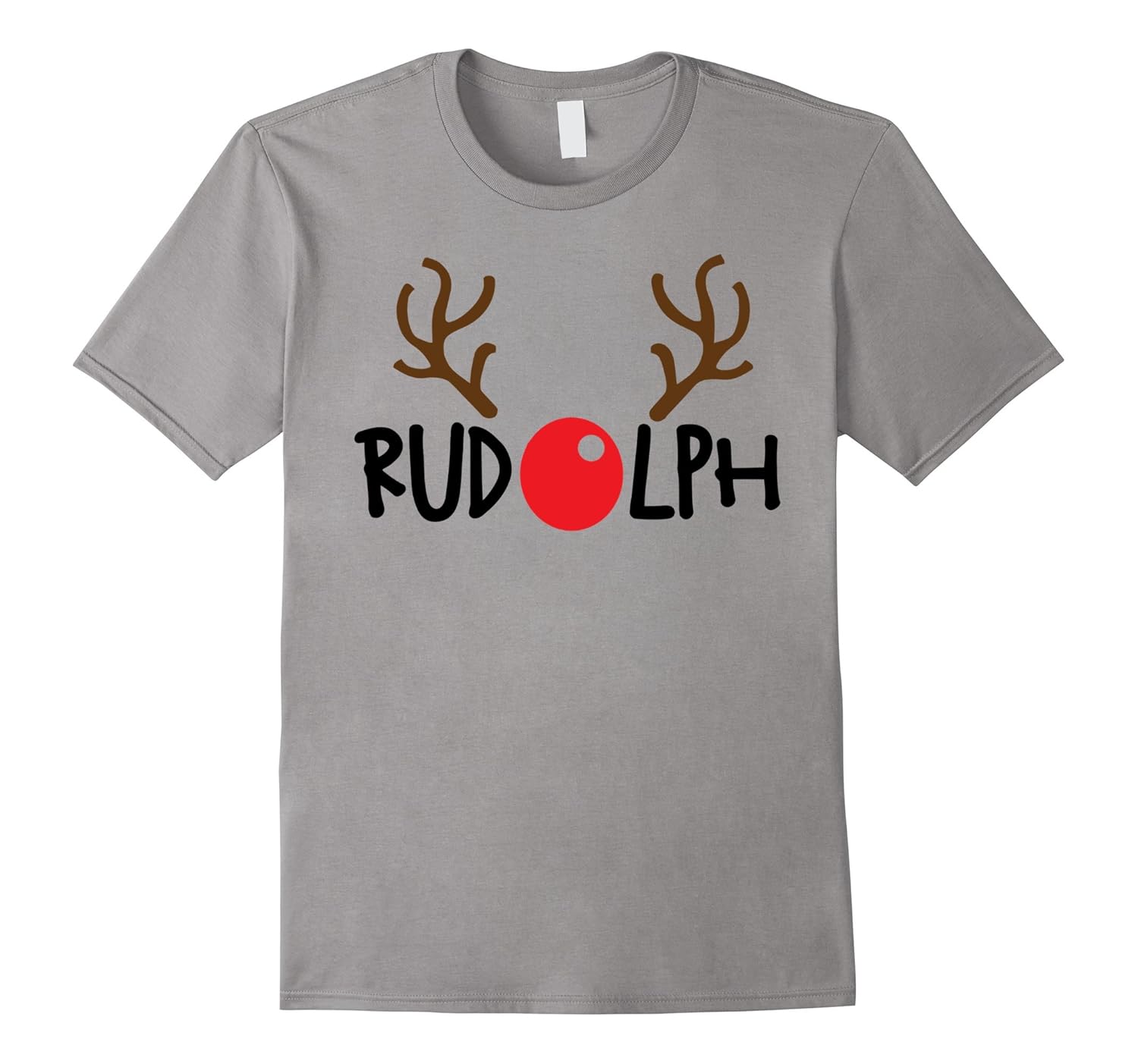 Reindeer Rudolph Face Ugly Christmas Sweater T-shirt-ANZ