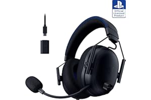 Razer BlackShark V3 Pro Wireless ANC Gaming Headset for PS5: Full Band Mic - 50mm Drivers - 2.4 GHz, Bluetooth, 3.5mm - Works with PC, Mac, Nintendo Switch, Smartphone - Long Battery Life - Black