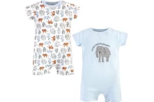 Touched by Nature baby-boys Organic Cotton Rompers