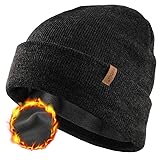 FURTALK Mens Beanie Fleece Lined Winter Hats Double