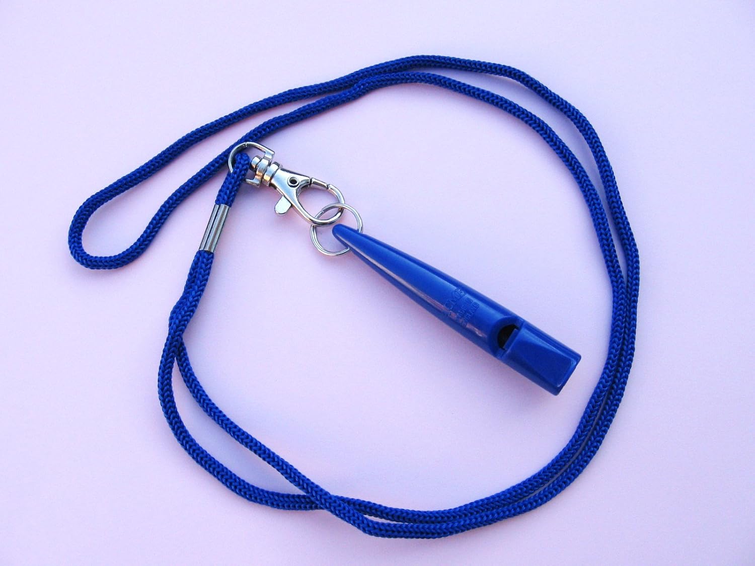 Acme 210 5 Navy Blue Dog Whistle With Matching Lanyard