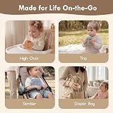 Moonkie Silicone Baby Straw Cup 6 Months Transition for Toddlers view 4