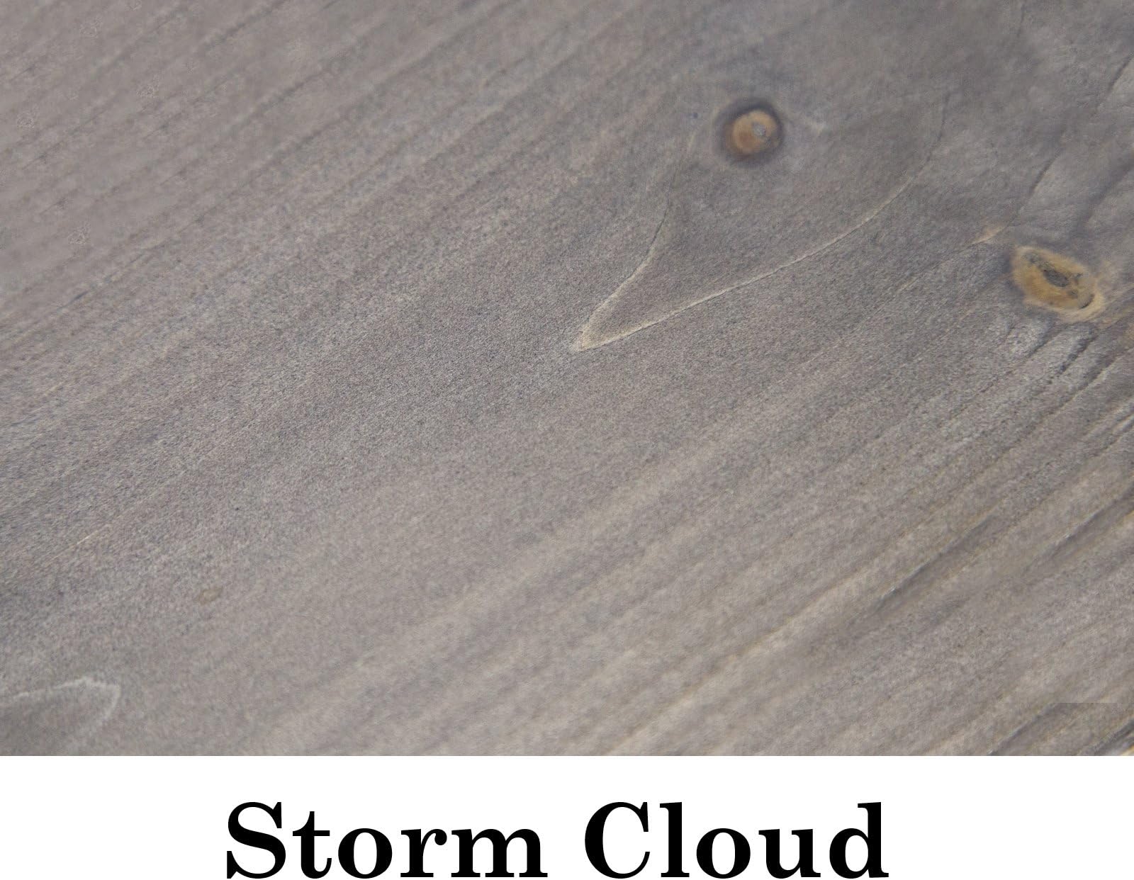 Village Green Ready To Use Wood Stain - Wood Dye - 28 Colours - Super High Pigment Content Water Based (500ml, Storm Cloud)
