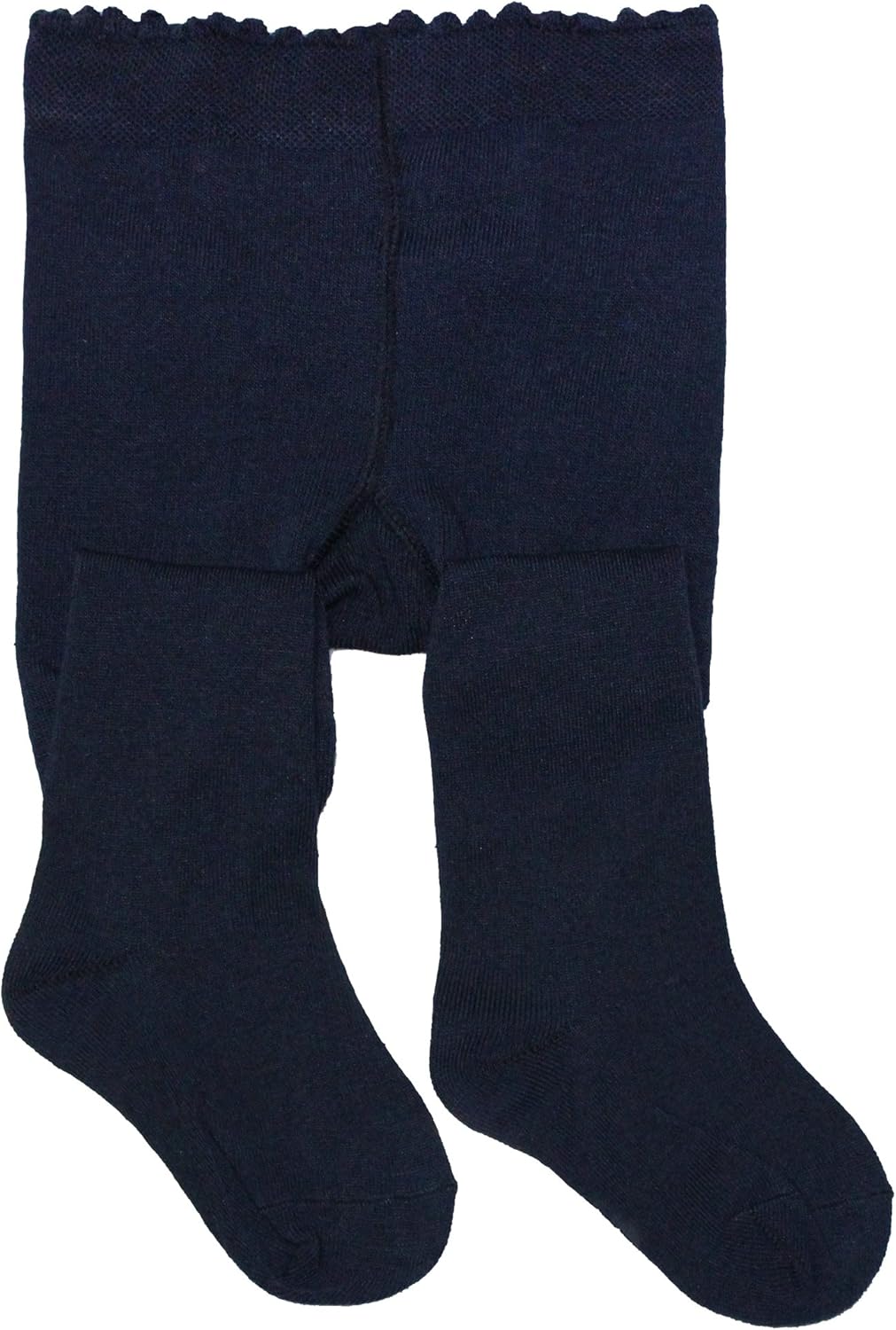 BEAR MUM Baby Girls' Seamless Organic Cotton Tights: Clothing