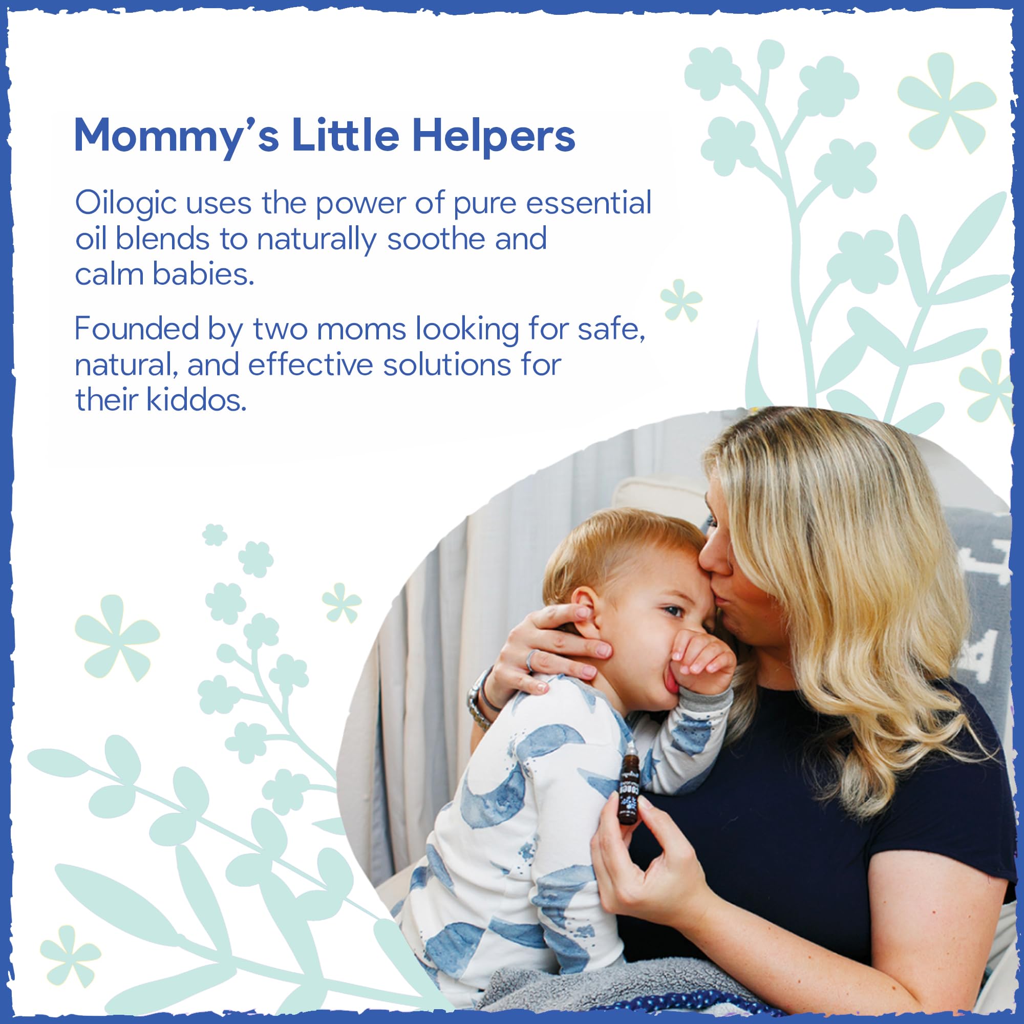 Oilogic Stuffy Nose & Cough Vapor Chest Roll-On Essential Oil for Babies & Toddlers - Gentle Baby Essentials - Pediatrician-Tested & Safe for Babies, 2 Fl Oz