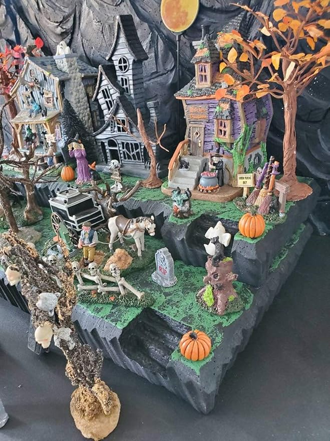 Halloween Village Display Platform for Lemax Spooky Town