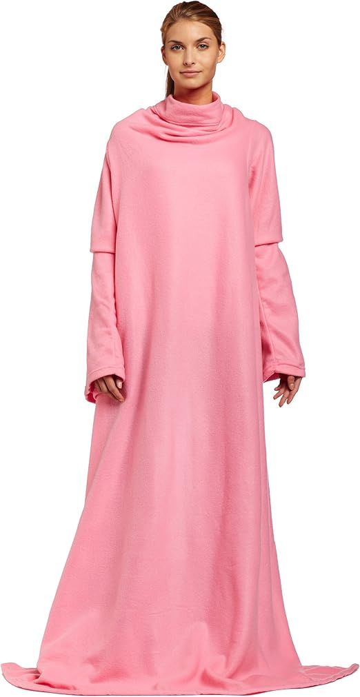 Snuggie Original Fleece Blanket with Sleeves, BCRF Pink Amazon.ca