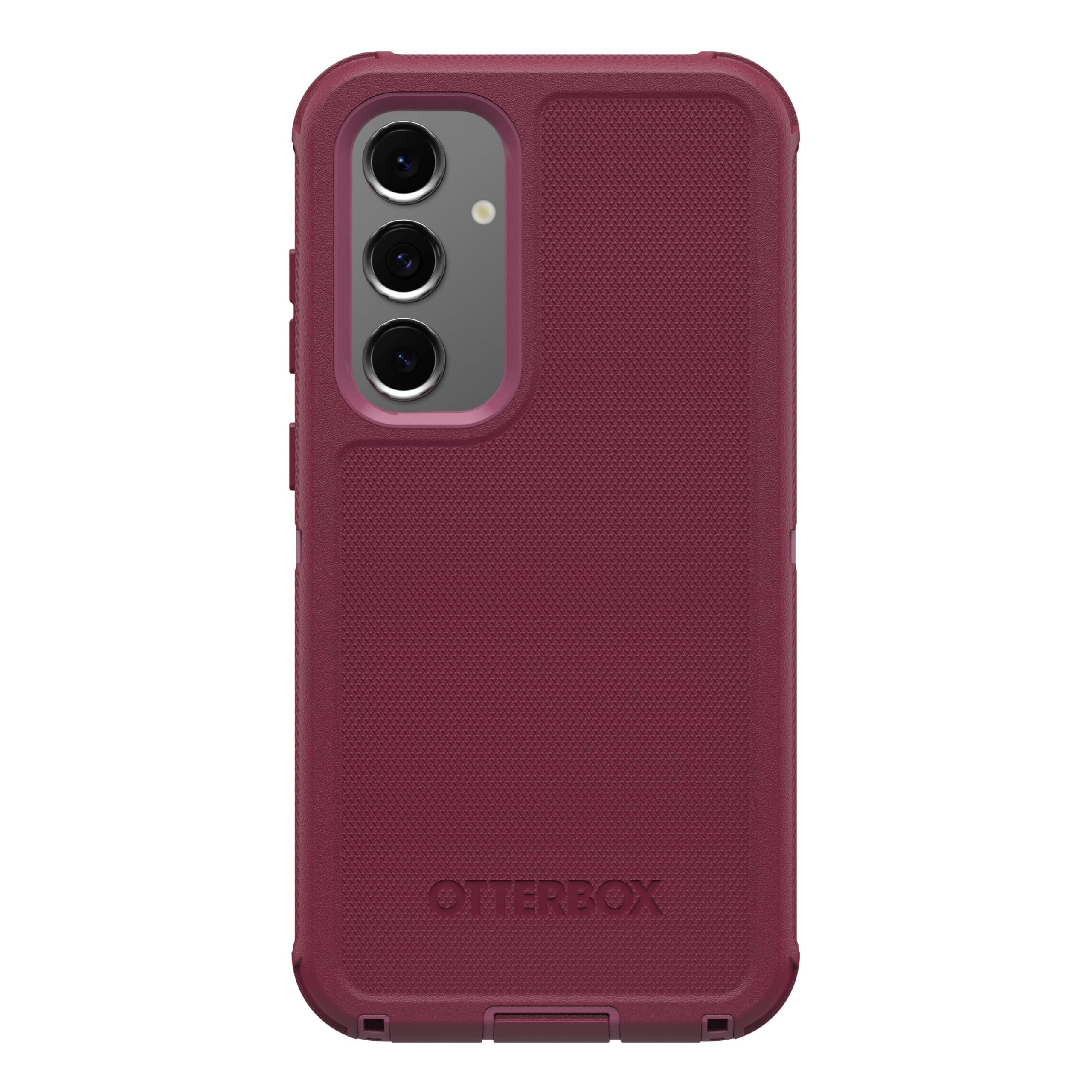 OtterBox Samsung Galaxy S24 FE (Only) - Defender Series Case - Foxberry (Pink) - Case Only - Rugged & Durable - with Port Protection - Microbial Defense Protection