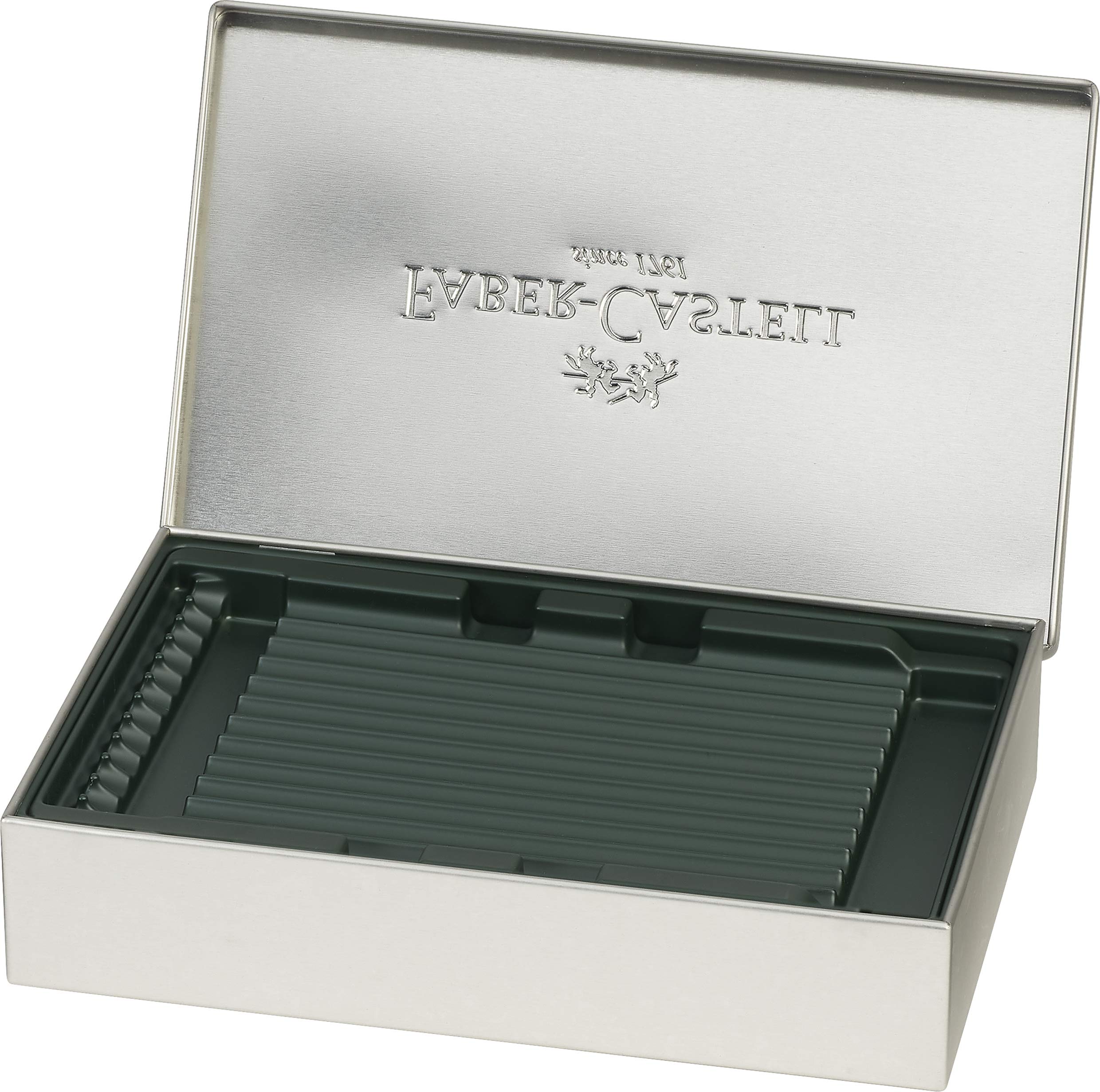 Faber-Castell 180011 – Metal Empty Case for 36 Art & Graphic Pencils