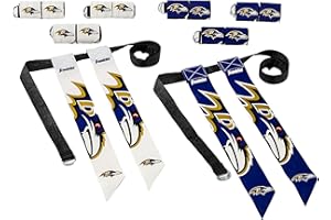 Franklin Sports NFL Team Flag Football Sets - Belts + Flags - Kids + Adults - Fits Up to 36" Waist - NFL Licensed