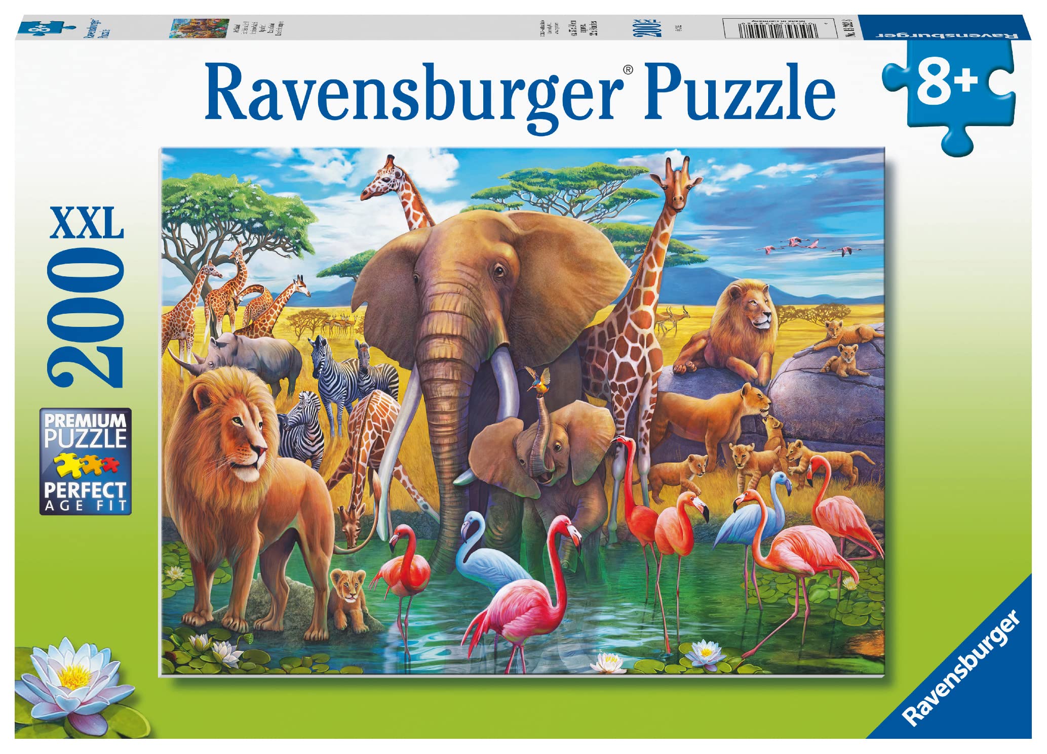 Ravensburger Exotic Safari 200 Piece Jigsaw Puzzle for Kids Age 8 Years Up