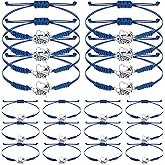 Abeillo 20Pcs Cheer Bracelet Set, Adjustable Cheer Charm Bracelets Cheerleader Gifts, Passion Bracelet for Cheers Team Jewelry Accessories Bulk