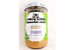 Once Again Natural Sesame Tahini - Salt Free, Unsweetened - 16 Ounce