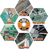 BEEYUIHF Desoldering Wick Braid Flux No-Clean Copper Wire 2.5mm x 3M 3Pcs view 5