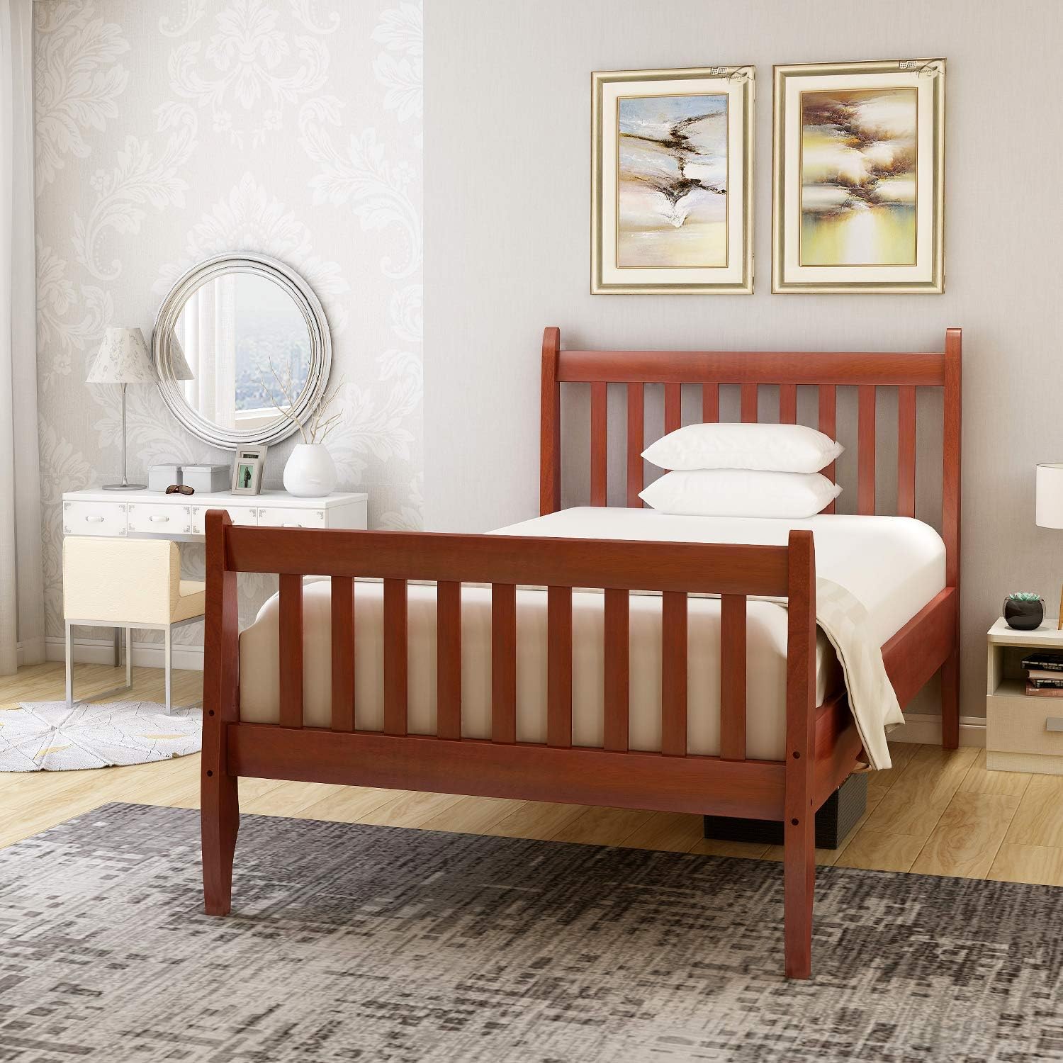 Best Wooden Twin Bed Frame With Headboard And Footboard
