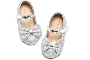Otter MOMO Toddler/Little Girls Mary Jane Ballerina Flats Shoes Slip-on School Party Dress Shoes