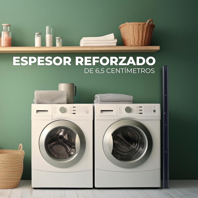 Escalera Plegable 4 Peldaños, Escaleras Decorativa, Peldaños Anchos Antideslizantes, Ideal para Uso en Hogar, Cocina y Oficina, Fácil de Guardar y Transportar, Resistente (Negro, 4 Peldaños)